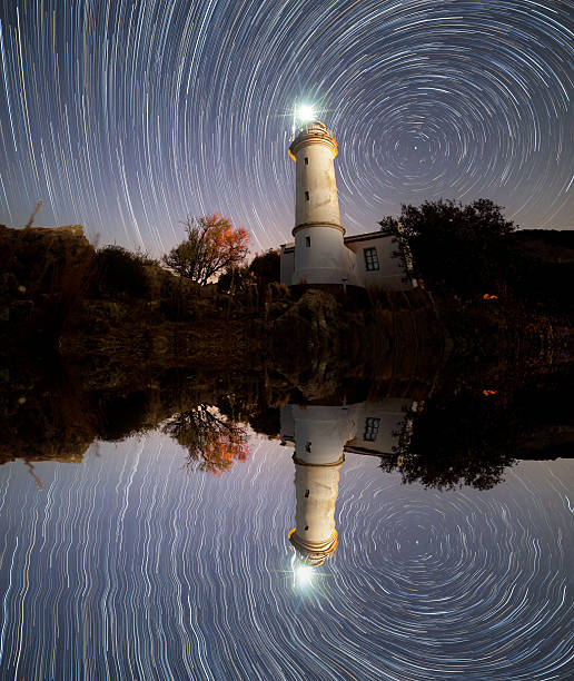 istock Lighthouse on Gelidonya cape in night time 622212776
