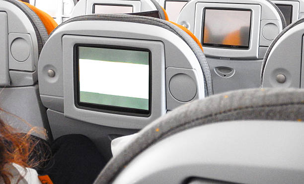 istock modern vehicle airplane seats with lcd display 622213248