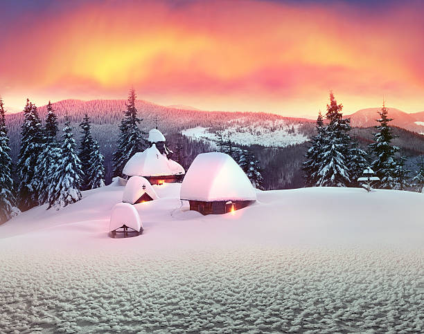 istock Lonely church in the wild mountains. 622215458