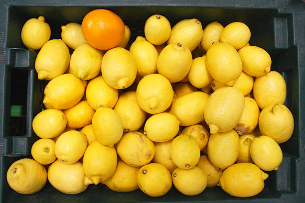 Lemons in local market