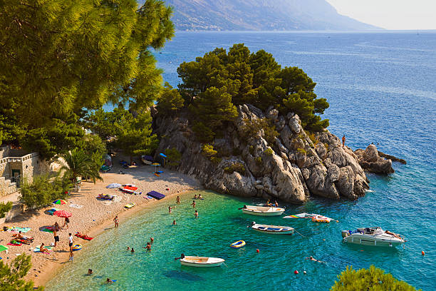 istock Beach at Brela, Croatia 622220790