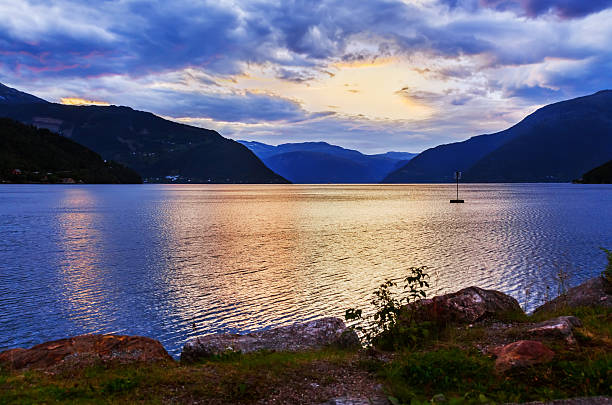 istock Sunset in fjord Hardanger Norway 622222298