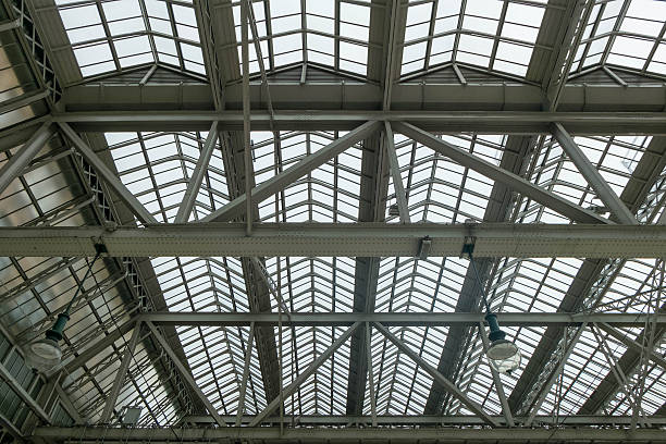 istock Glasgow central station roof construction. 622222536