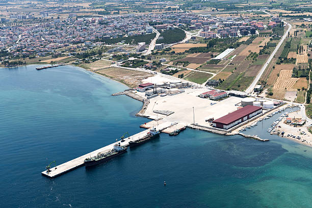 istock Aerial View of Port 622223210