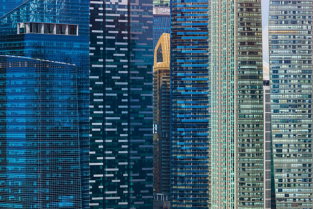 istock Modern skyscrapers at Singapore 622224066