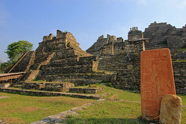 Ancient ruins of Maya in El Rey Archaeological Zone near Cancun, Yukatan, Mexico.