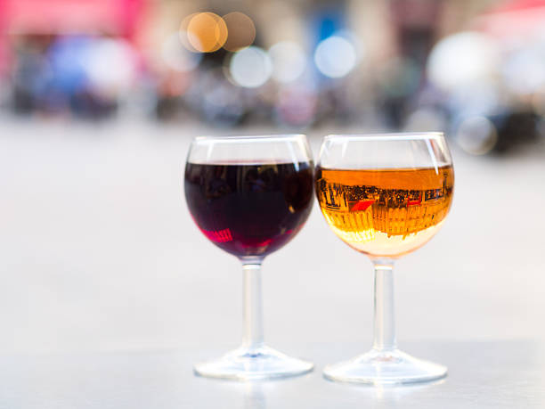 istock Red and white Bordeaux wines 622277576