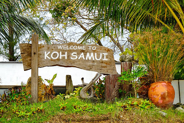 istock Koh Samui wooden sign 622277588