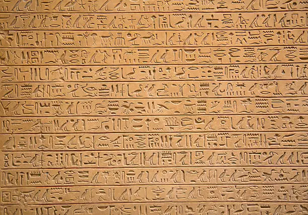 Photo of Hieroglyphs on the wall