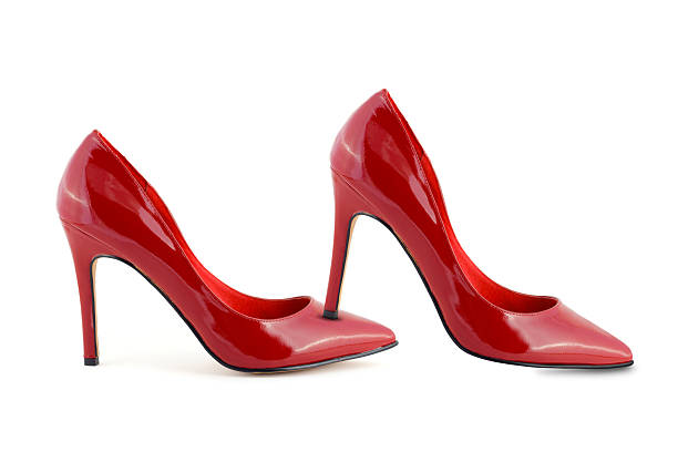 istock Woman red shoes 622280948