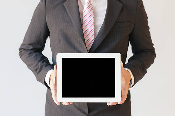 istock Businessman with digital tablet 622281190