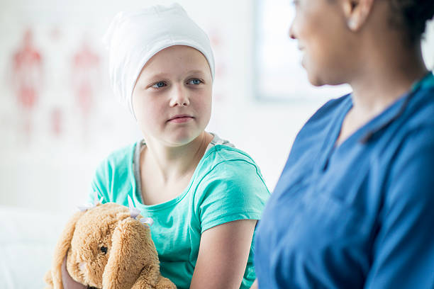 istock Nurse Spending Time with a Child with Cancer 622282908