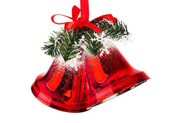 istock Christmas bells with a red bow 622283144