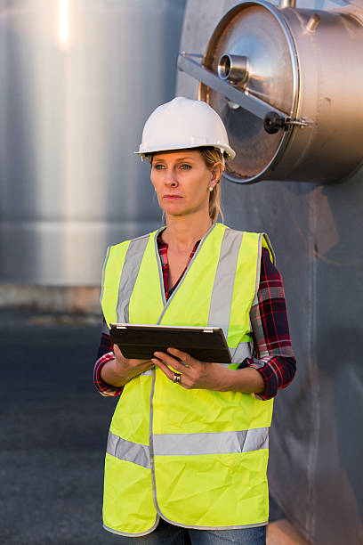 istock female engineer in contemporary winemaker factory 622287058