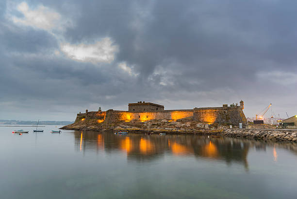 San Anton Castle. San Anton Castle (La Coruna, Spain). a coruna province stock pictures, royalty-free photos & images