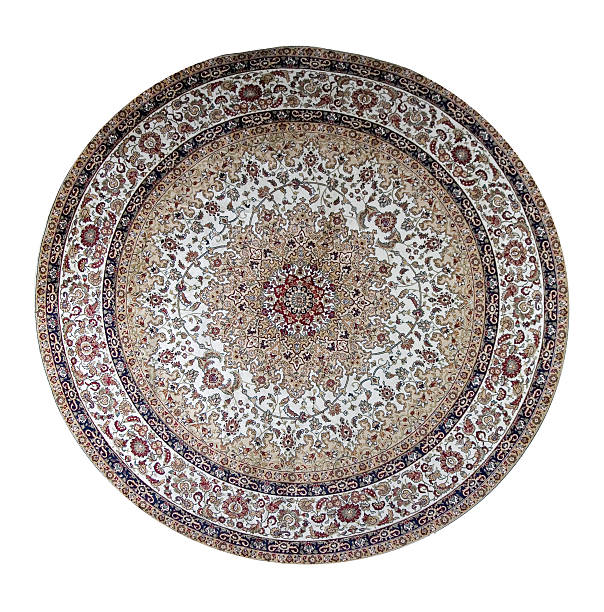 tapis arabe isolé sur fond blanc - textile pattern rug floral pattern photos et images de collection
