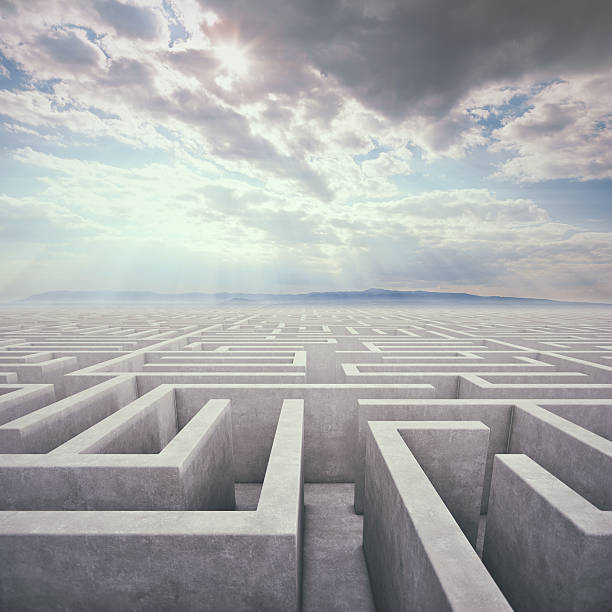 Endless Maze In Surreal Place