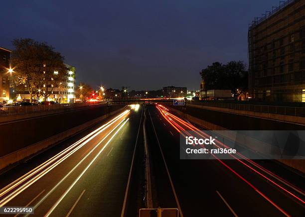 Alignment Stock Photo - Download Image Now - Asphalt, Autobahn, Dark