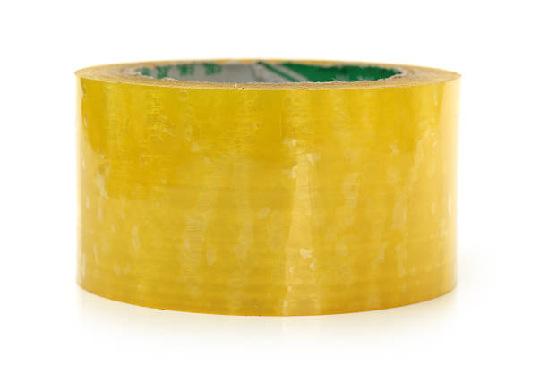 istock Roll of clear transparent sticky tape 622296120