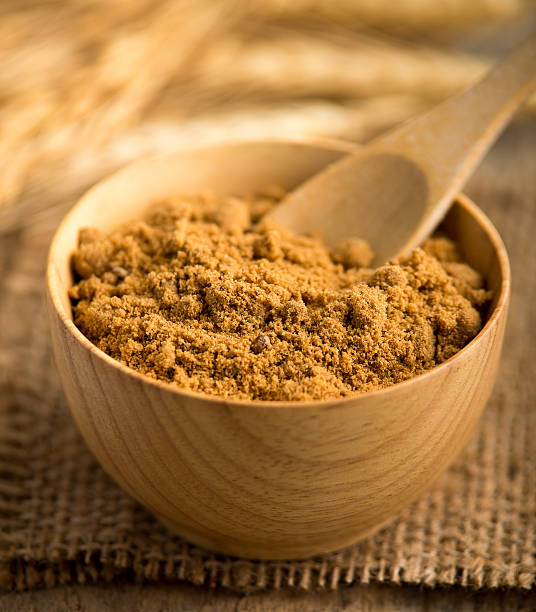 istock coconut palm sugar against an out of focus 622297370