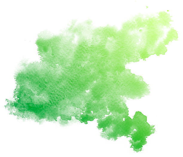 istock Abstract green watercolor background. 622304980