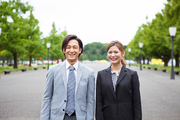 istock Business people laughing at the park 622306426