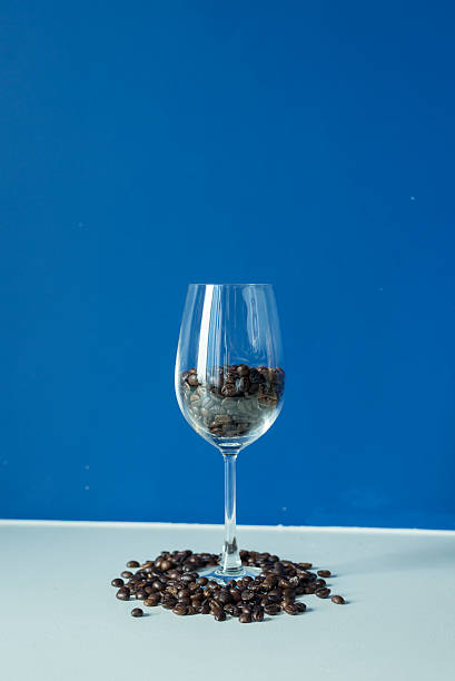 istock Rosted coffee bean in wine glass 622307214