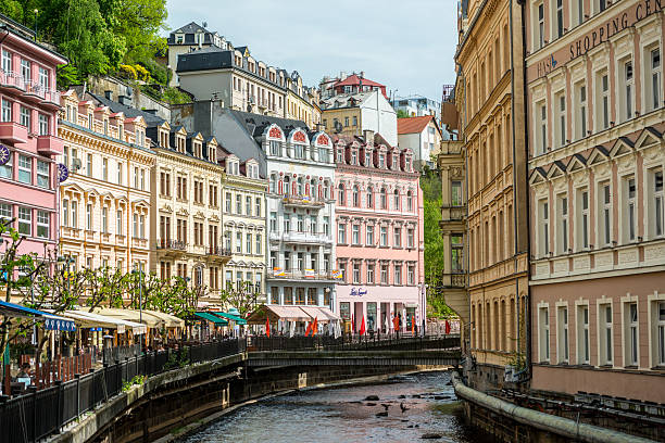 istock Karlovy Vary cityscape, Czech Republic 622308152