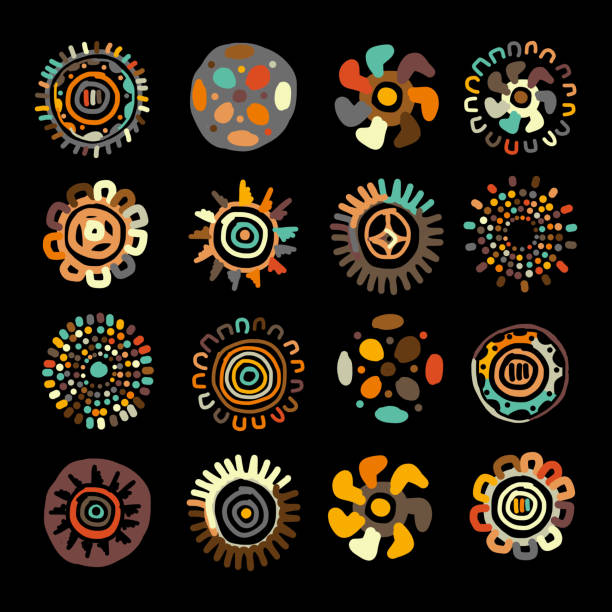 Ethnic handmade ornament for your design vector art illustration