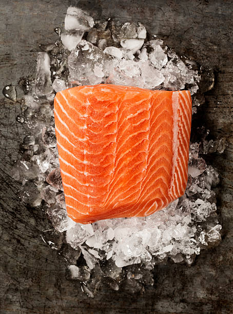 istock Salmon Fillet on Ice 622316482