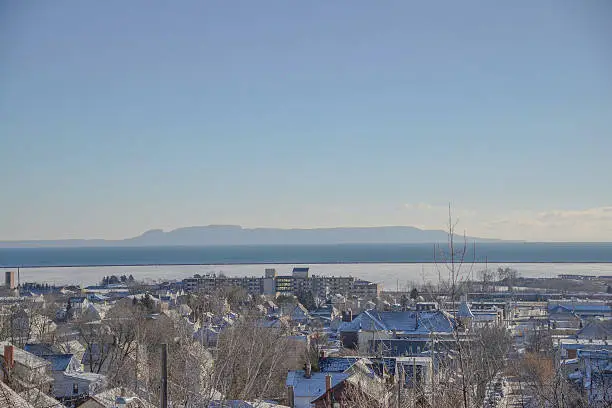 Photo of blue sky Landscape view from thunder bay ontario