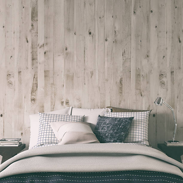 istock Bedroom with decoration and copy space 622321726