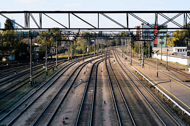 istock The train station with free routes. 622322124
