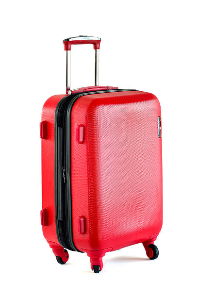 istock Red travel luggage 622323262