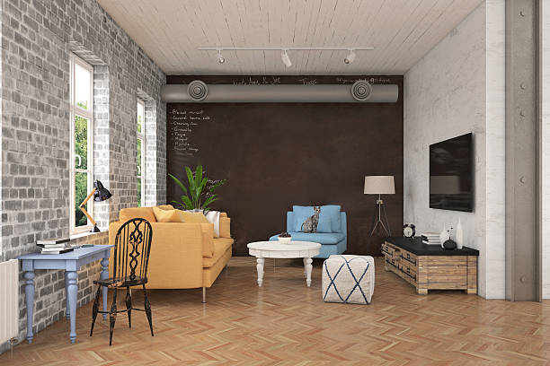 istock Modern Living room with sofa and armchairs 622323842