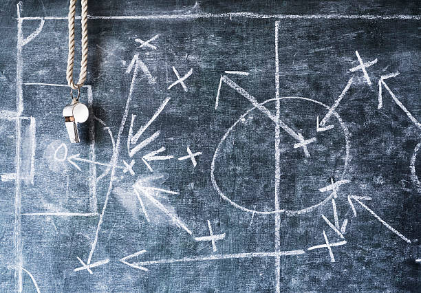 istock football tactical diagram,with silver whistle 622324282
