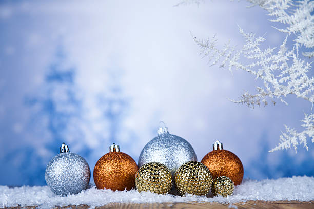 istock Christmas balls on shiny background 622416980