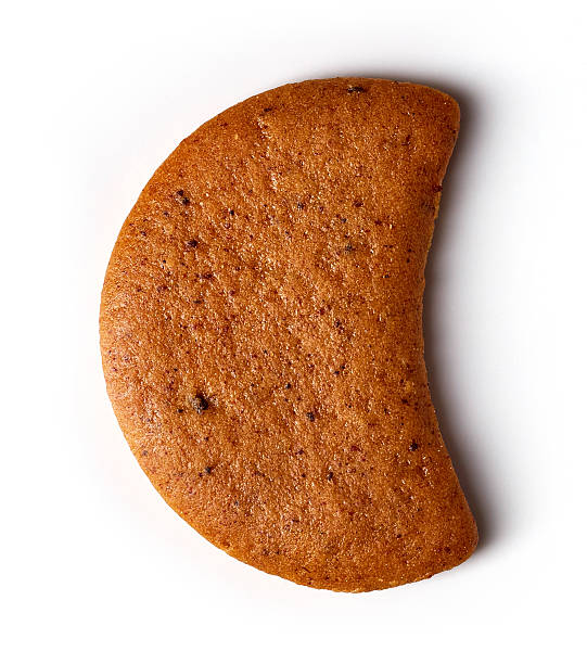 istock Christmas cookie isolated on white, from above 622419744