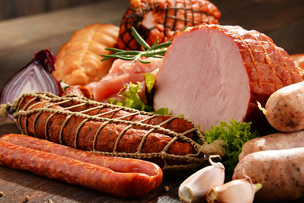 istock Meat products including ham and sausages 622422792