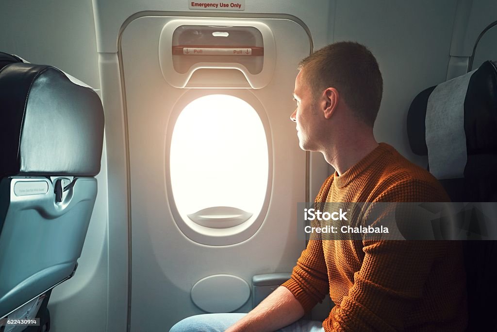 Viaja en avión - Foto de stock de Avión libre de derechos