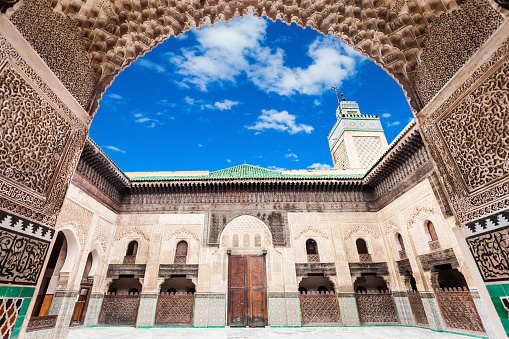 The Medersa Bou Inania is a madrasa in Fes, Morocco. Medersa Bou Inania is acknowledged as an excellent example of Marinid architecture.
