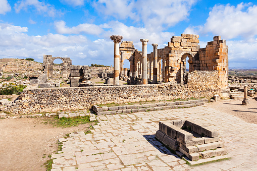 Lindos Acropolis and the ruins of the temple of the goddess Athena Lindia