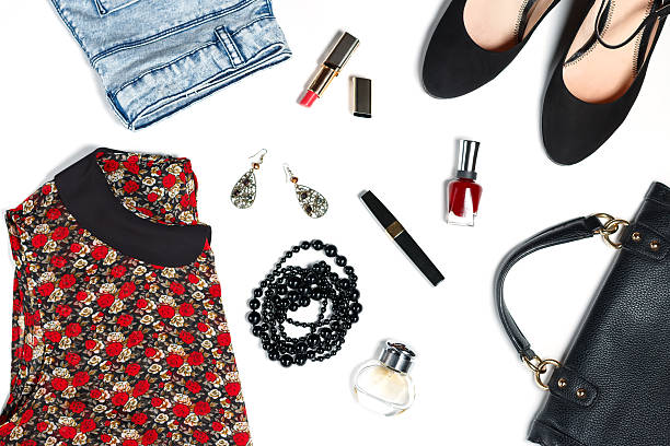 istock Modern woman clothes and look essentials 622439530