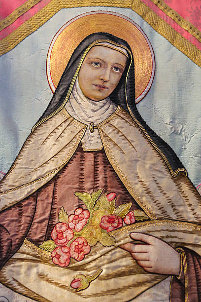 Saint Therese of Lisieux stock photo