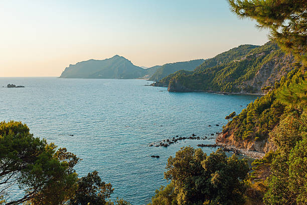 istock Rocky coast of Corfu, Greece 622443642