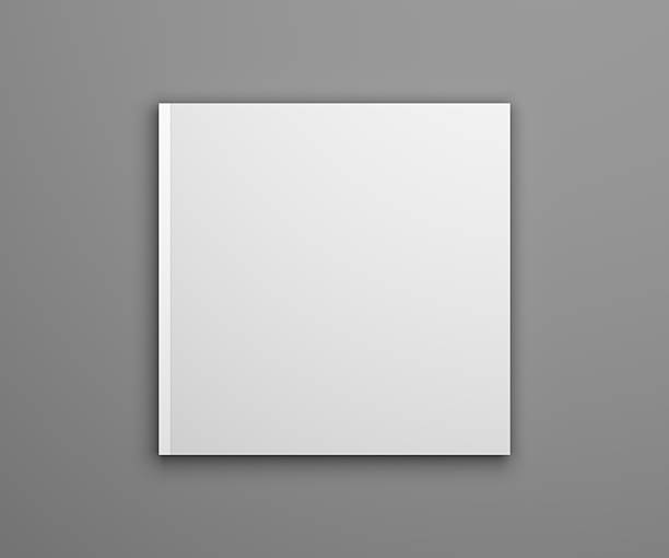 istock Blank 3D illustration square brochure cover mock-up 622443840