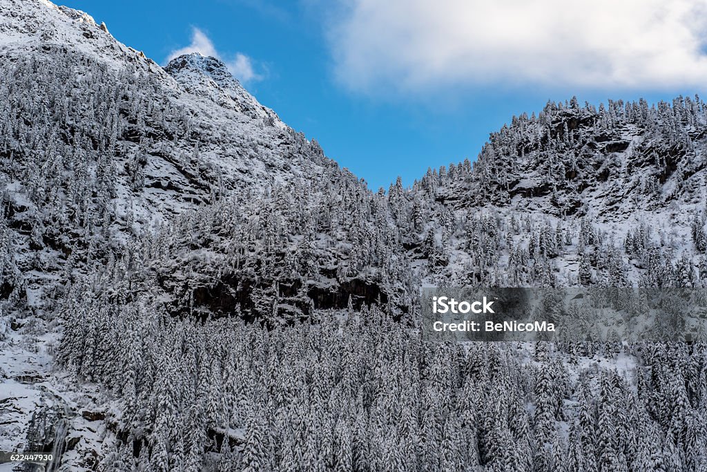 Skiing and Snowboarding in the winterly Stubai Alps The Stubai Alps are a playground for outdoor Activity summe as winter. The first snow of the season drafts thousands of people who are looking for wintersport opportunity Adventure Stock Photo