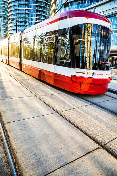 istock Trolley in Toronto - Transportation in Downtown 622456566