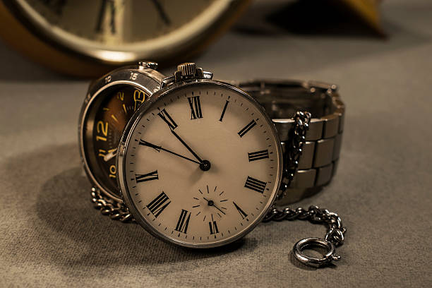 istock Old Pocket and Modern Watch 622456730