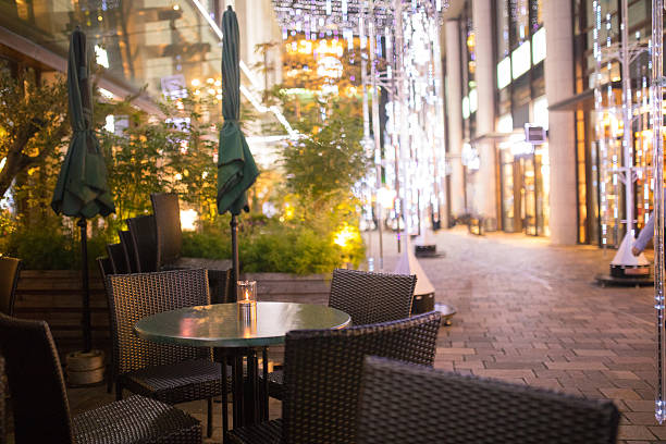 istock Christmas lights in cityscape 622459102